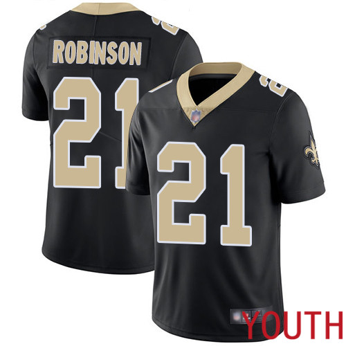 New Orleans Saints Limited Black Youth Patrick Robinson Home Jersey NFL Football #21 Vapor Untouchable Jersey->youth nfl jersey->Youth Jersey